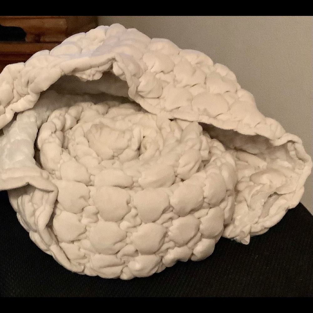 Creme Scarf with hood